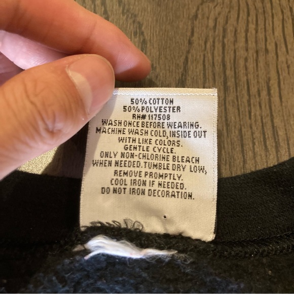 3 for$15 AC/DC Men's Plug Me In Sweatshirt Bleached Tie Dye Sweater Size - Picture 7 of 10